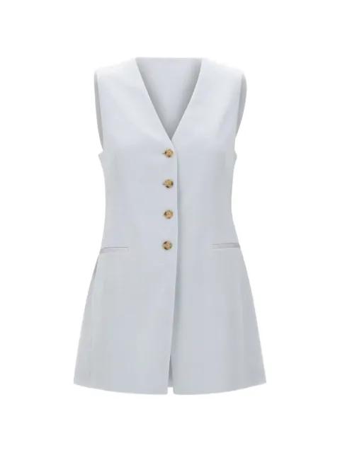 slim-fit blazer with sleeveless styling by HUGO BOSS