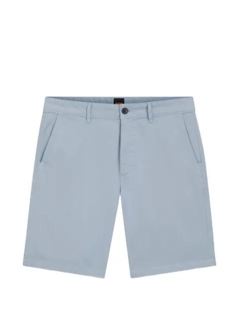 slim-fit cotton chino shorts by HUGO BOSS