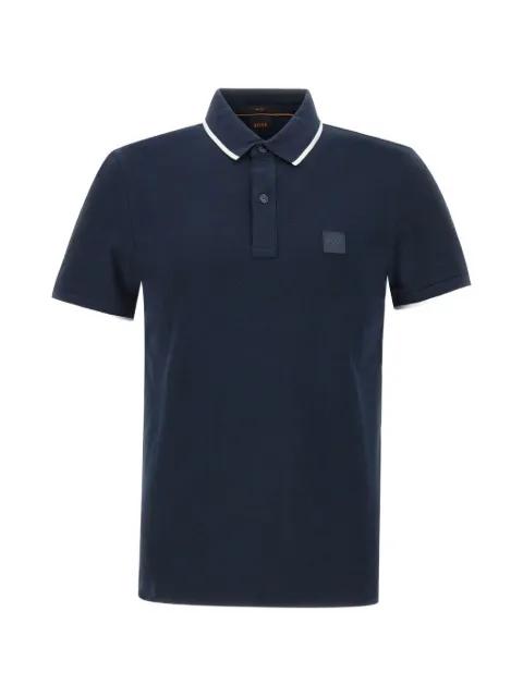 slim-fit polo shirt in stretch-cotton piqué by HUGO BOSS
