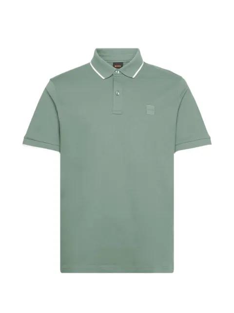 slim-fit polo shirt in stretch-cotton piqué by HUGO BOSS