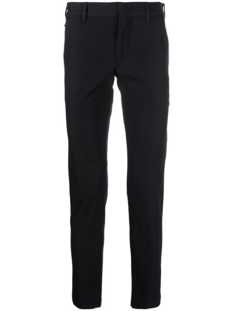 slim-fit trousers in stretch cotton by HUGO BOSS
