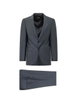 slim-fit wool suit with pattern by HUGO BOSS
