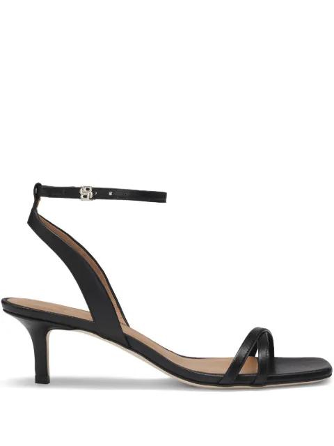 strappy leather sandals by HUGO BOSS
