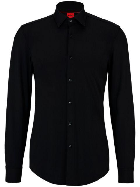 stretch button-up shirt by HUGO BOSS