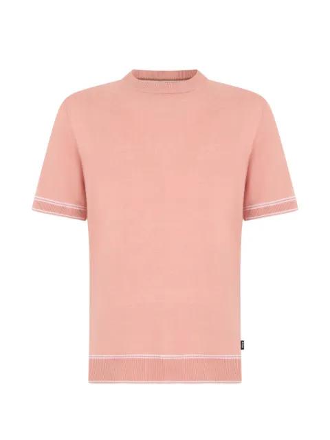 stripe-detail T-shirt by HUGO BOSS