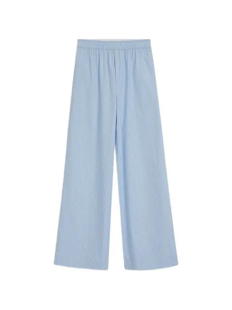 stripe-pattern embroidered-logo trousers by HUGO BOSS