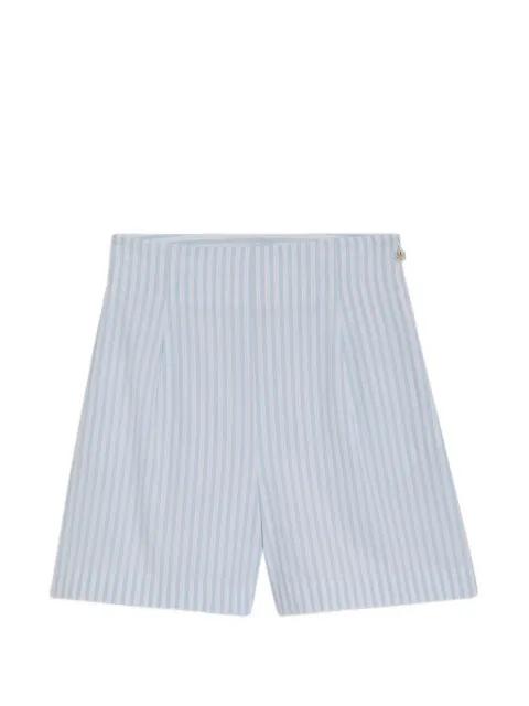striped pleated shorts by HUGO BOSS