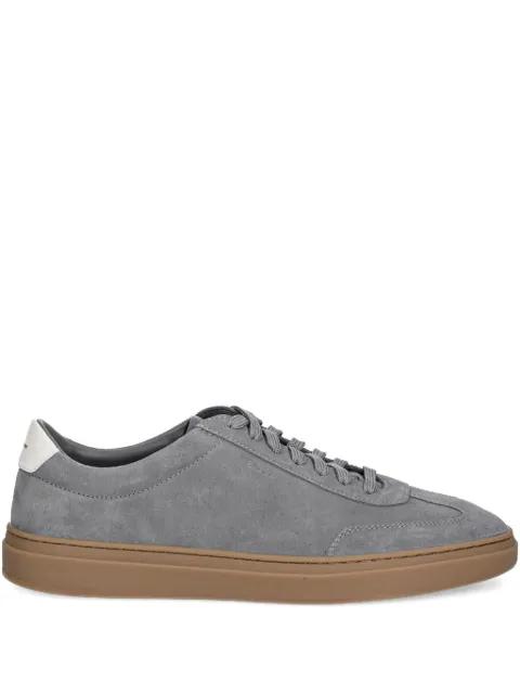 suede leather low-top sneakers by HUGO BOSS