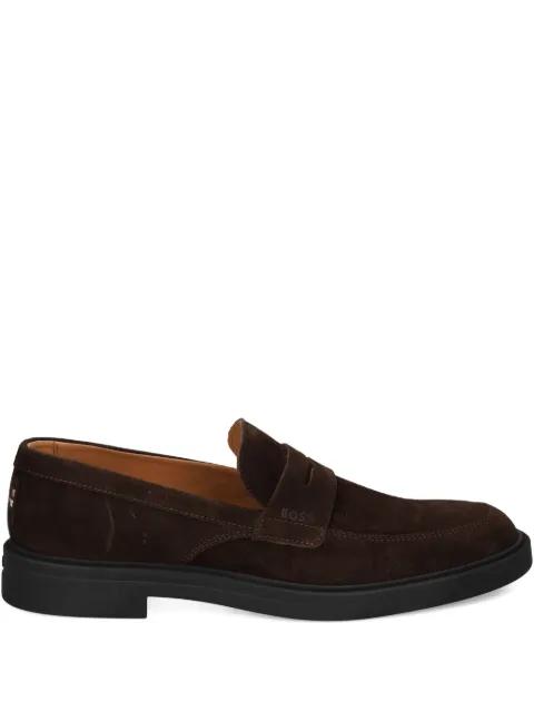suede loafers with rubber sole by HUGO BOSS