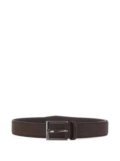 suede pin-buckle belt by HUGO BOSS