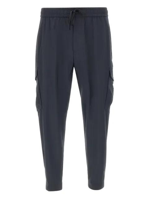 tapered-fit trousers in easy-iron stretch poplin by HUGO BOSS