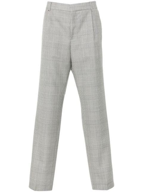 tartan-check trousers by HUGO BOSS