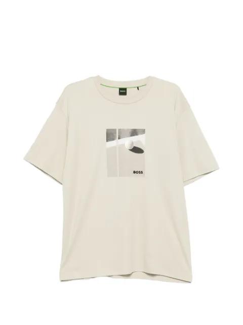 tennis-artwork T-shirt by HUGO BOSS