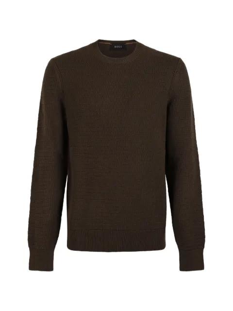 textured sweater by HUGO BOSS