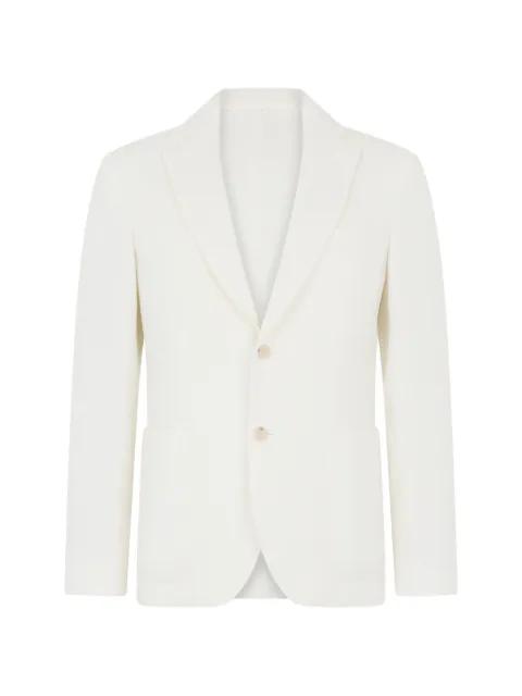 textured two-button blazer by HUGO BOSS