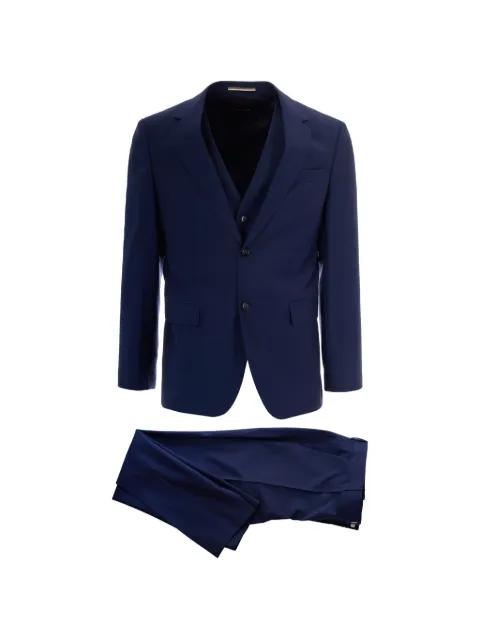 three-piece slim-fit suit in virgin wool by HUGO BOSS