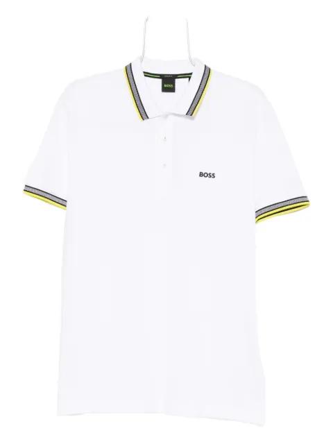 tipped-collar polo shirt by HUGO BOSS