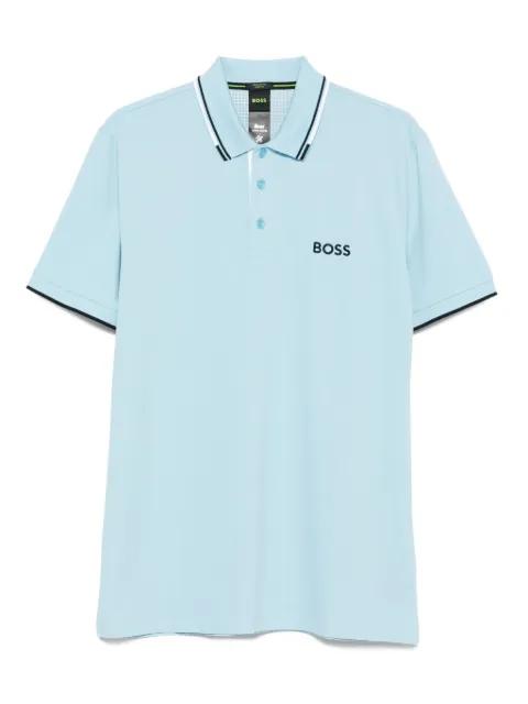 tipped-collar polo shirt by HUGO BOSS