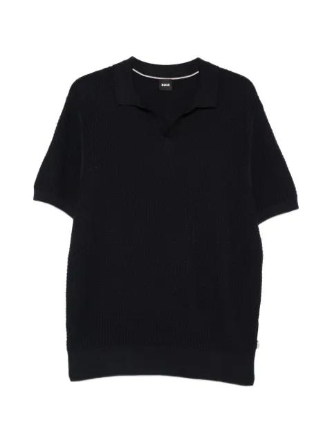 waffle V-neck T-shirt by HUGO BOSS