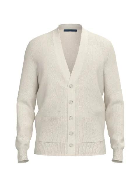 x Beckham patch-pocket V-neck cardigan by HUGO BOSS