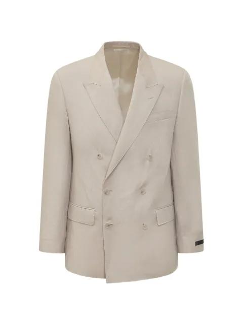 x Beckham slim-fit jacket with micro pattern by HUGO BOSS