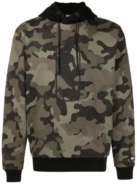x NBA camouflage-patterned hoodie by HUGO BOSS