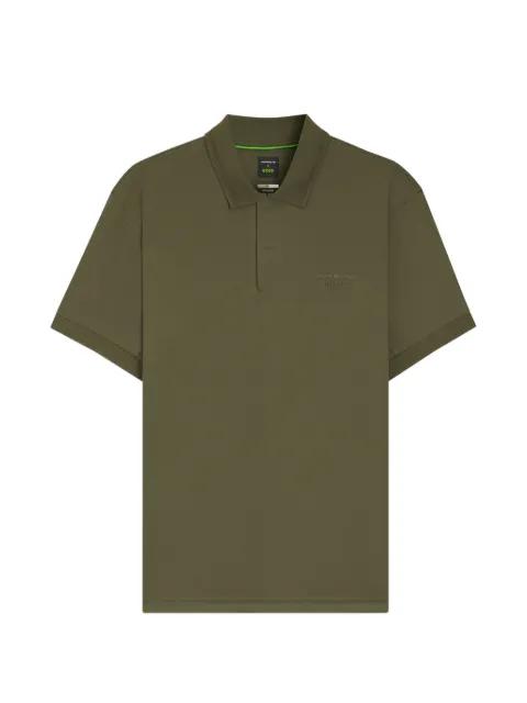 x Porsche logo-print polo shirt by HUGO BOSS
