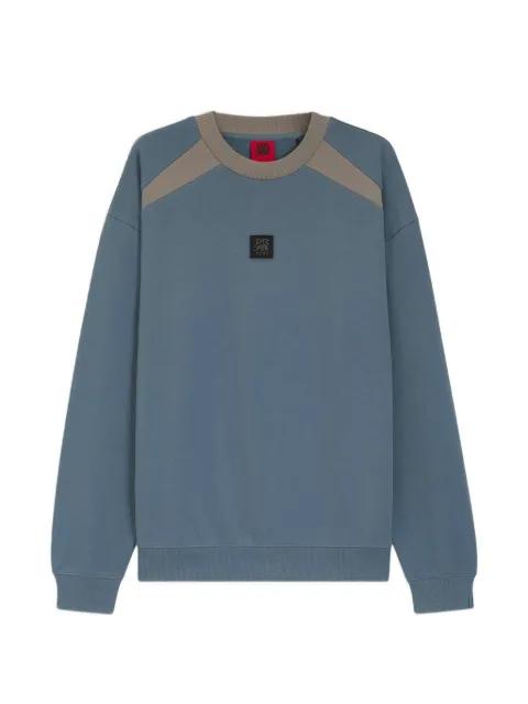 x RB Davalio panelled logo-patch sweatshirt by HUGO BOSS