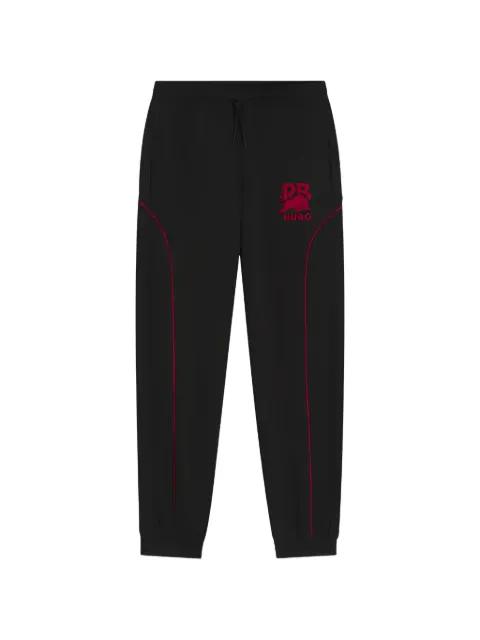 x RB logo-embroidered track pants by HUGO BOSS