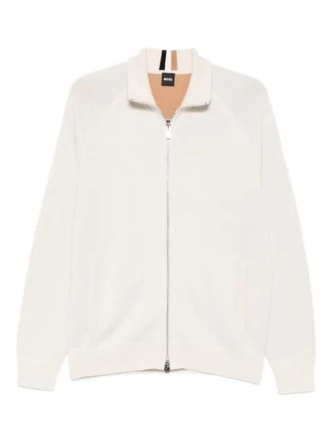 zip-fastening cardigan by HUGO BOSS