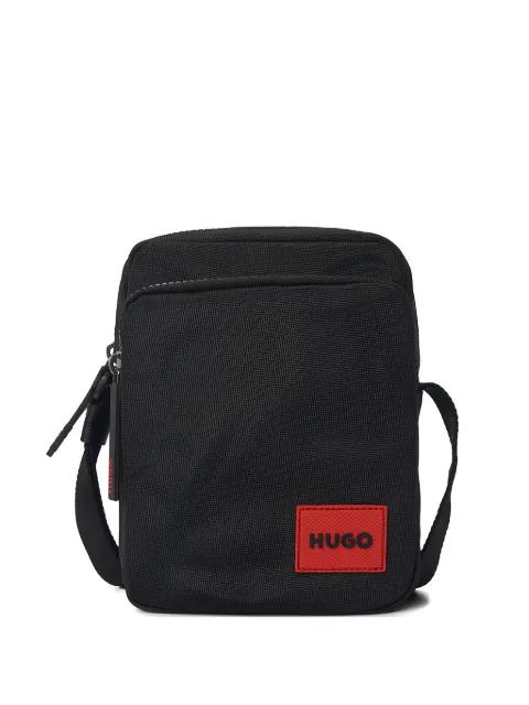 zip pocket messenger bag by HUGO BOSS