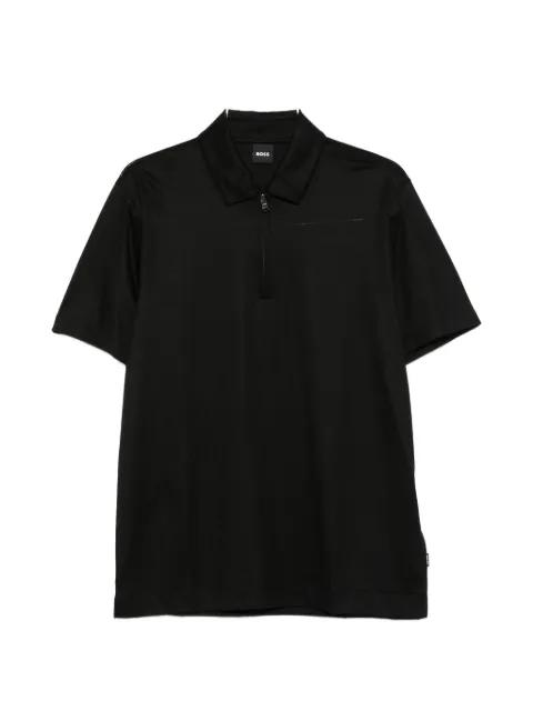 zip polo shirt by HUGO BOSS