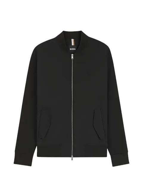 zip-up bomber jacket by HUGO BOSS
