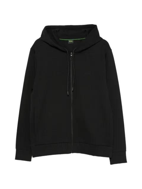 zip-up hoodie by HUGO BOSS