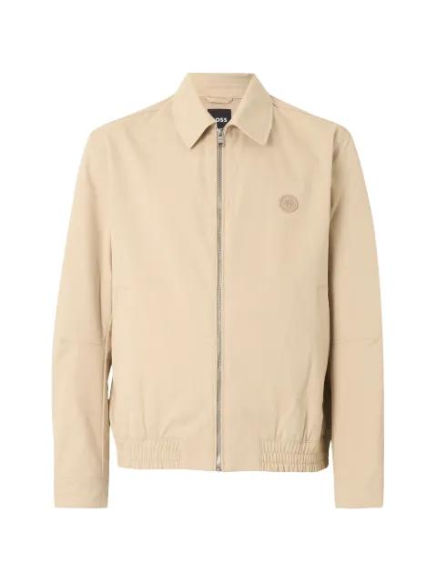 zip-up shirt jacket by HUGO BOSS