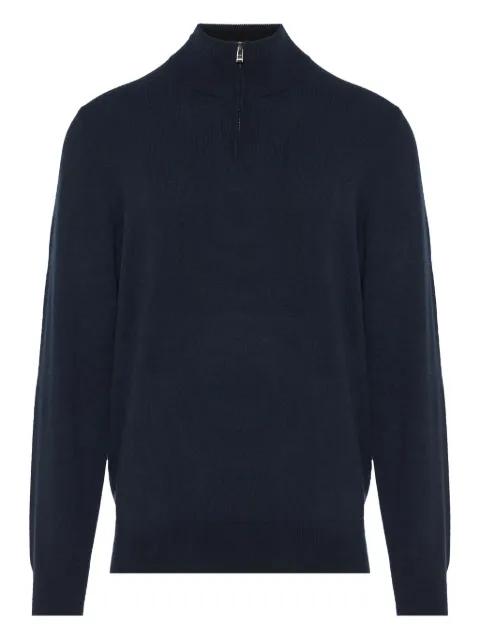 zip-up sweater by HUGO BOSS
