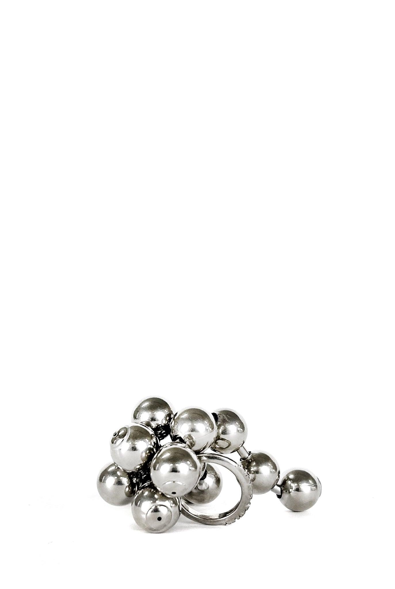 Hugo Kreit Ball Chain Ring by HUGO KREIT