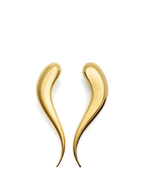 Nail Twist earrings by HUGO KREIT