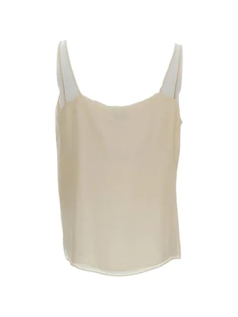 scoop neck spaghetti-strap top by HUI MILANO