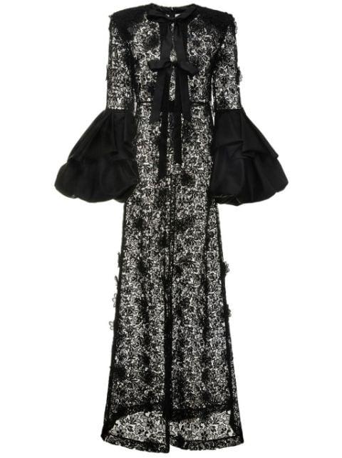 Jayma Gown Black Lace by HUISHAN ZHANG