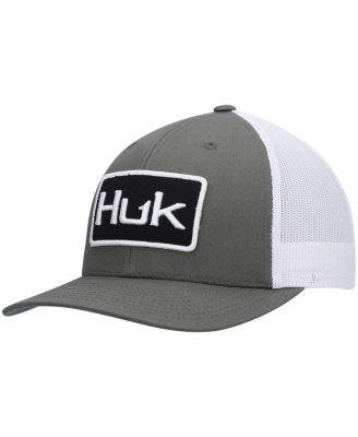 Men's Olive Solid Trucker Snapback Hat by HUK