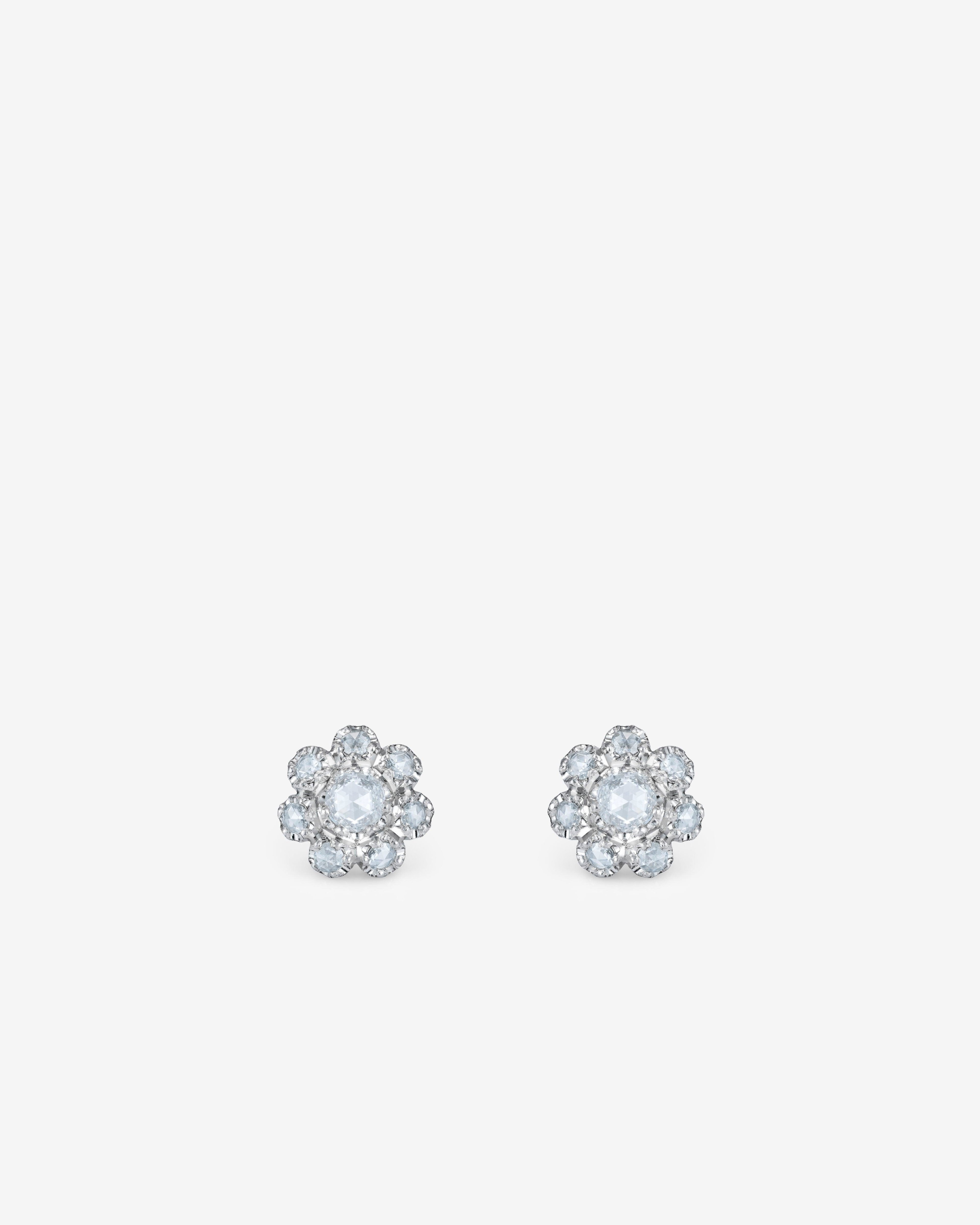 Hum - Flower Earrings - (Yellow Gold) by HUM