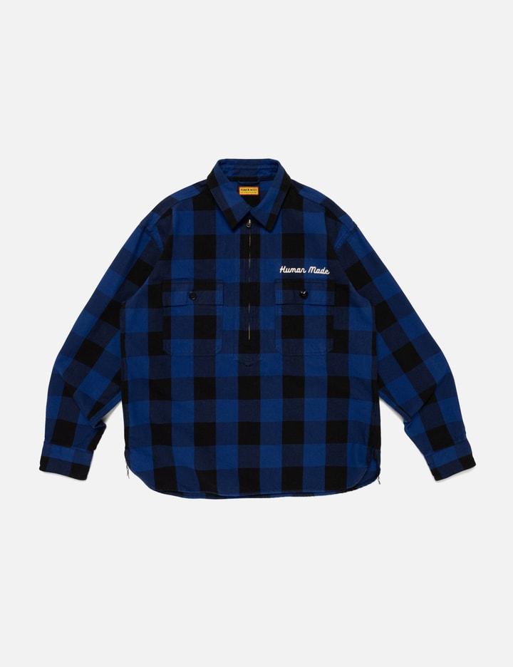 Check Half-Zip Shirt by HUMAN MADE