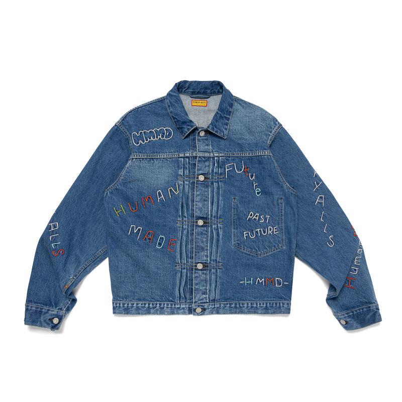 EMBROIDERED DENIM WORK JACKET by HUMAN MADE