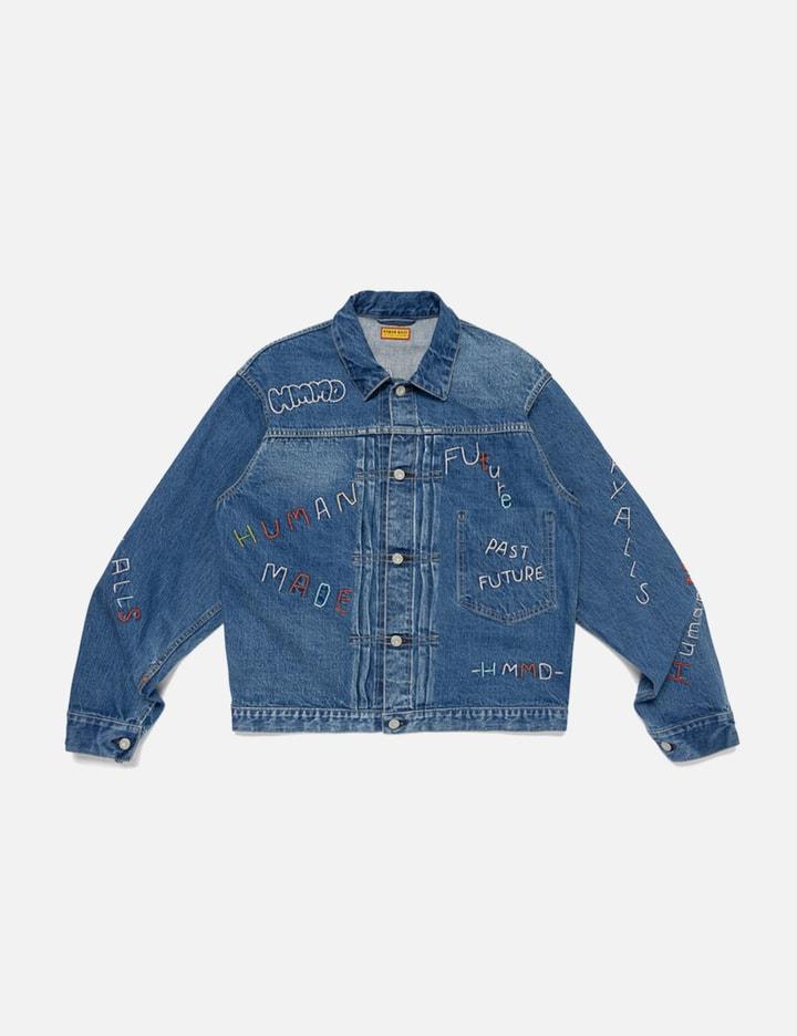 Embroidered Denim Work Jacket by HUMAN MADE