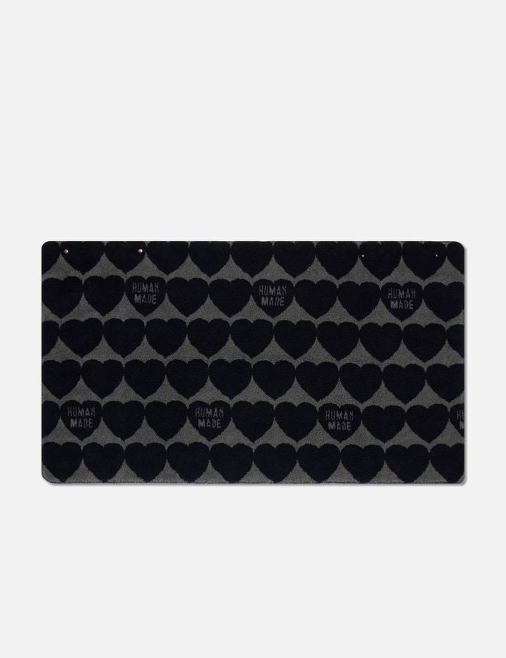 Heart Fleece Blanket by HUMAN MADE