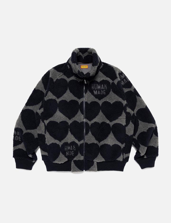 Heart Fleece Jacket by HUMAN MADE