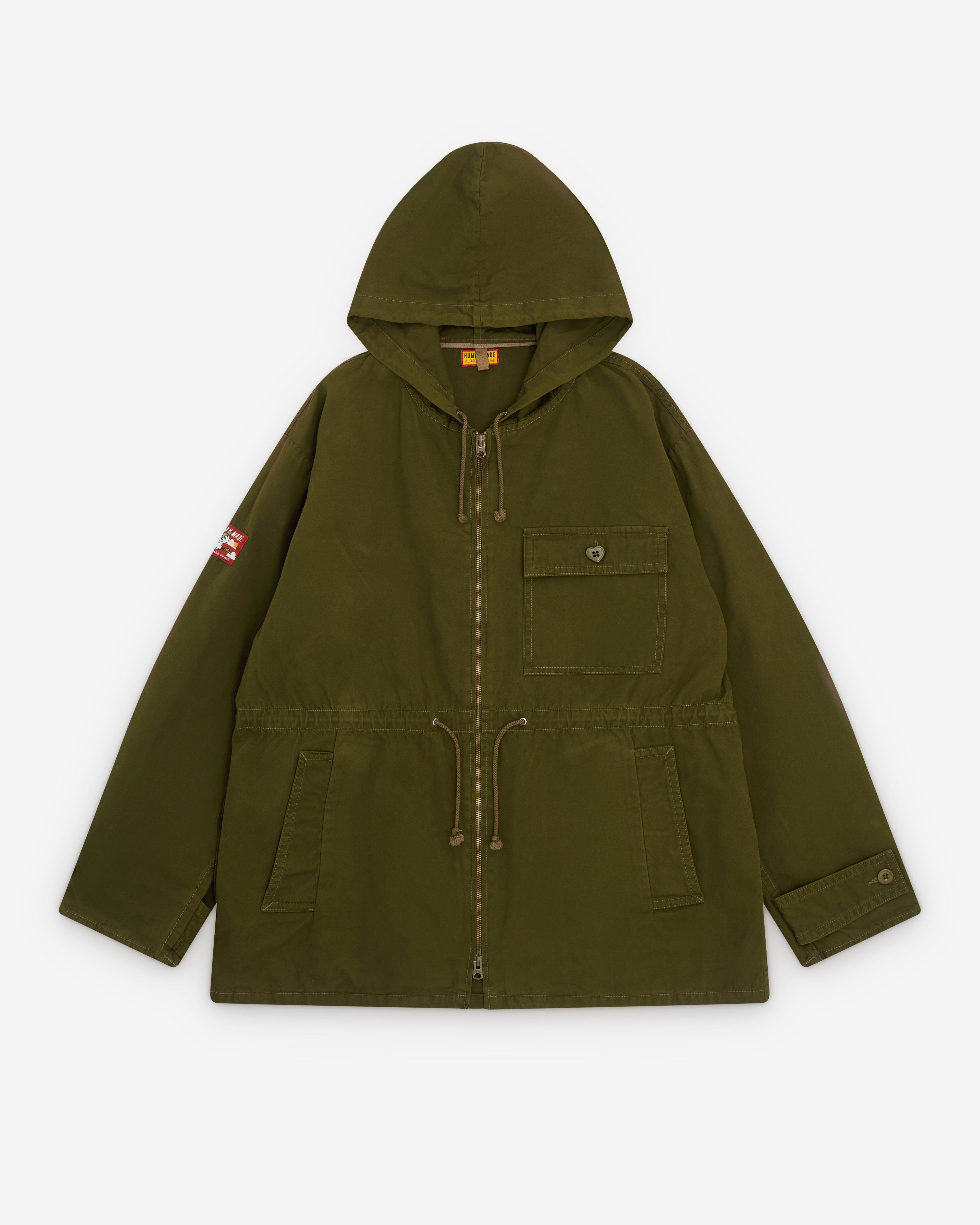 Human Made - Men’s Mountain Parka - (Olive Drab) by HUMAN MADE
