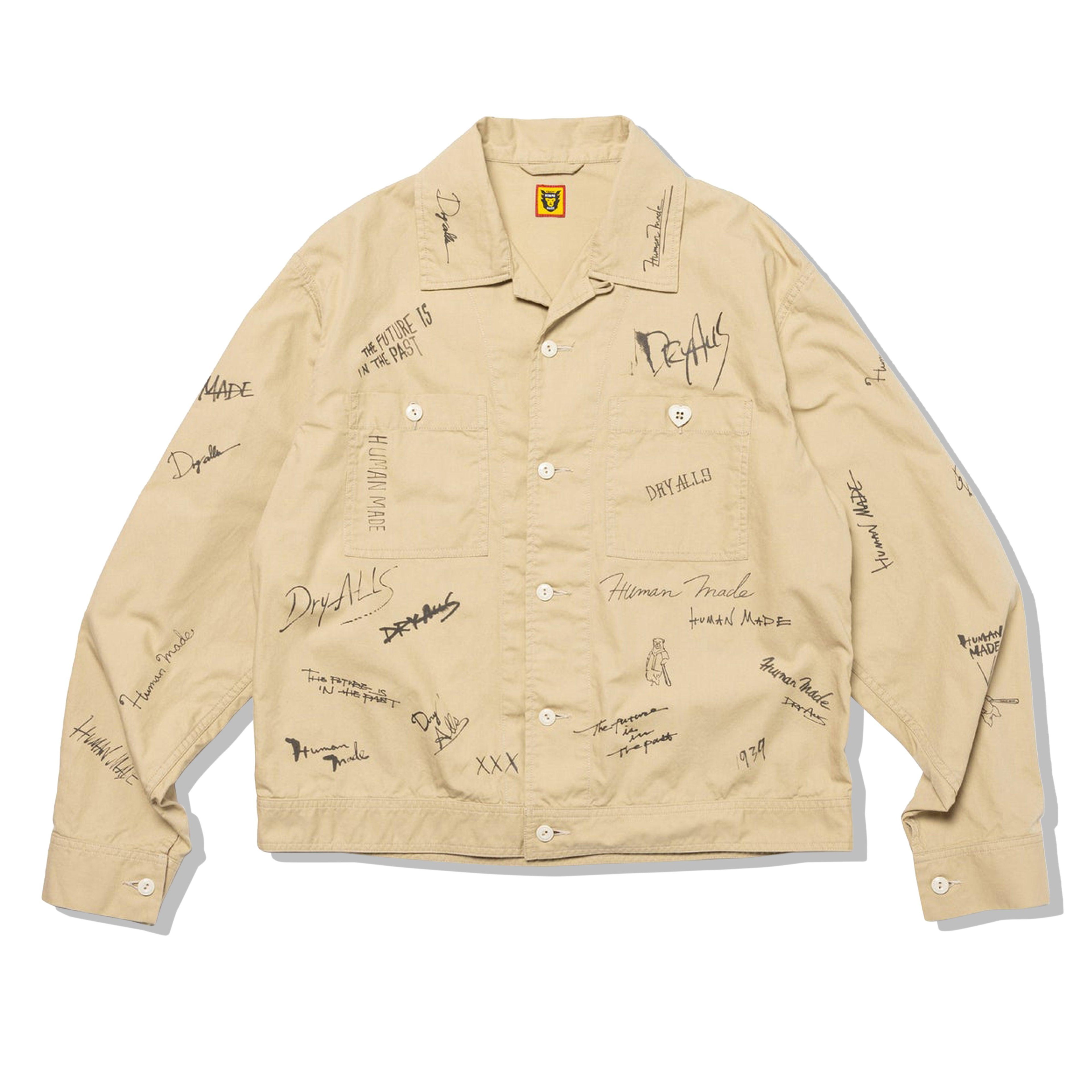 Human Made - Men's Printed Short Blouson - (Beige) by HUMAN MADE