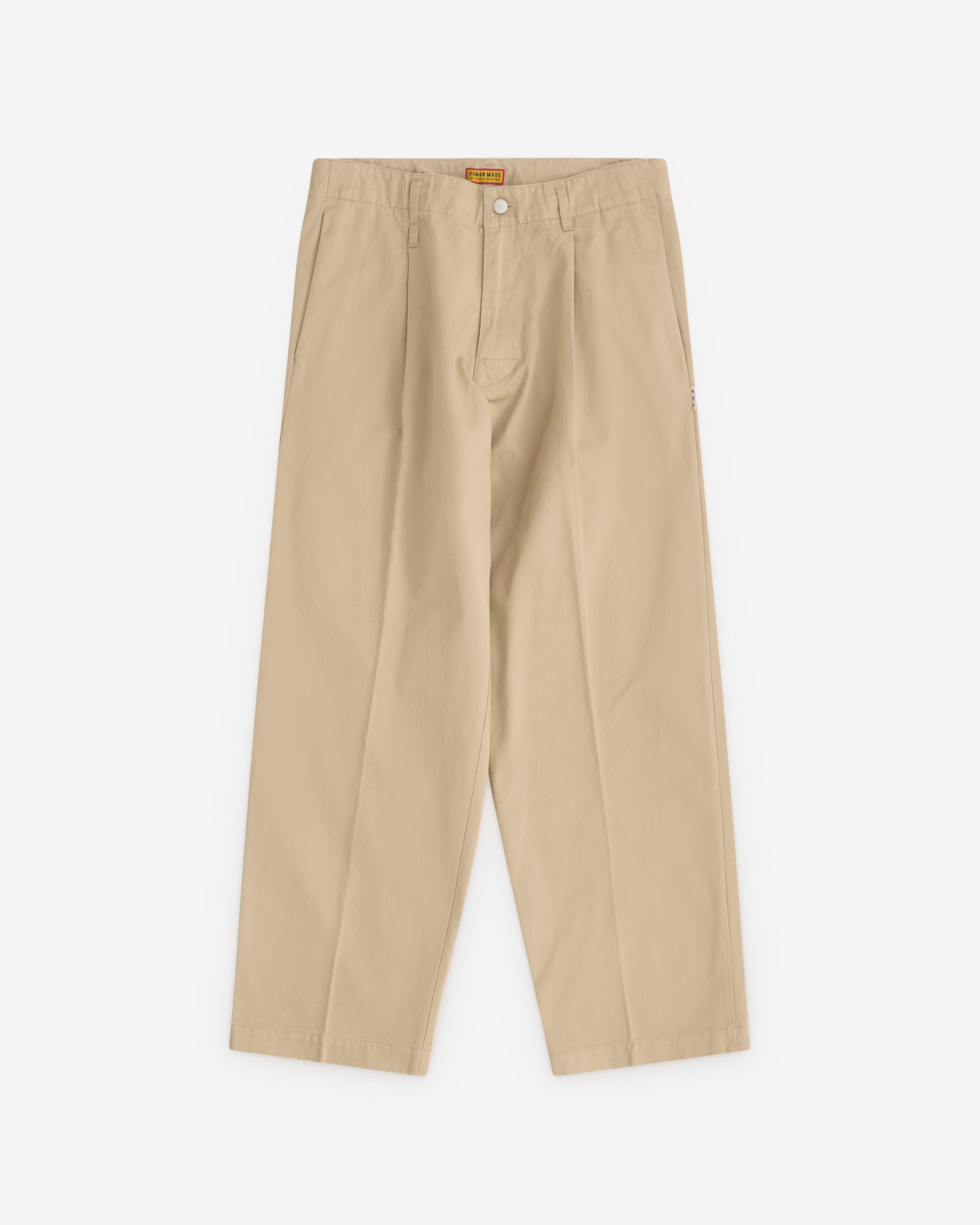 Human Made - Men’s Skater Pants - (Beige) by HUMAN MADE